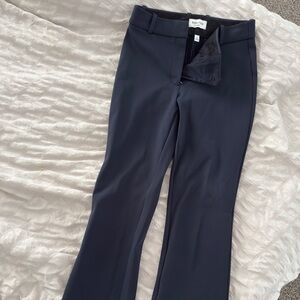 Aritzia Navy Blue Tailored Dress Trousers